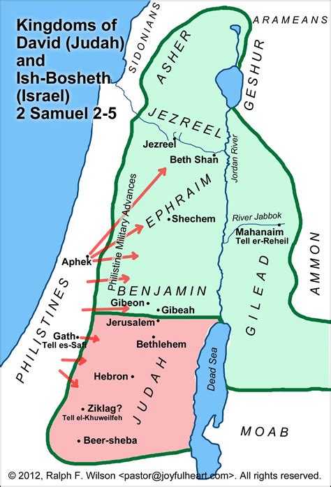 The Divided Kingdom: A Visual Journey Through The Kingdoms Of Israel And Judah - World Map Flags ...