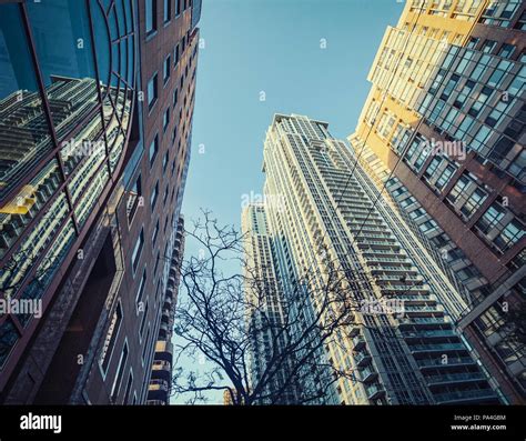 Wide Angle View Tall Buildings High Resolution Stock Photography and ...