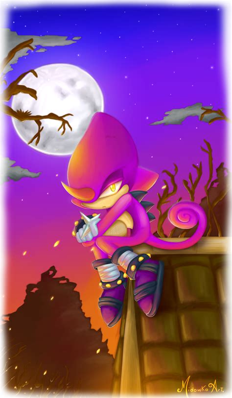 Espio the chameleon by Midowko on DeviantArt