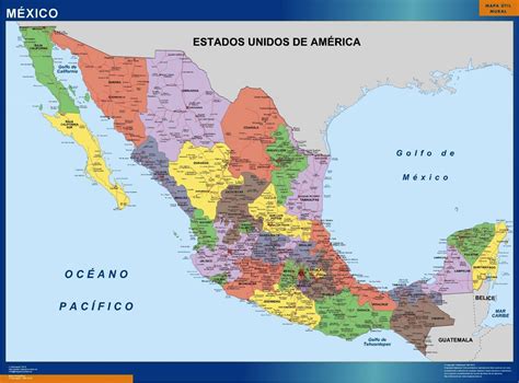 Mexico map | Wall maps