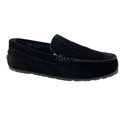 Clarks - Clarks Mens Suede Moccasin Slippers Warm Cozy Indoor Outdoor ...