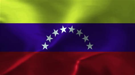 Venezuela Flag Waving Textile Textured Background. Seamless Loop ...