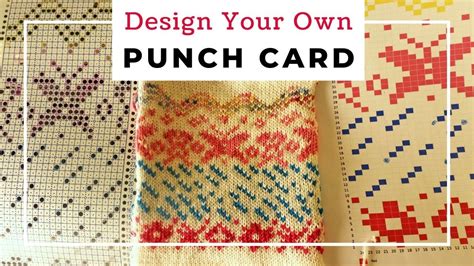 How to design your own Fair Isle punch card for 2-color machine ...