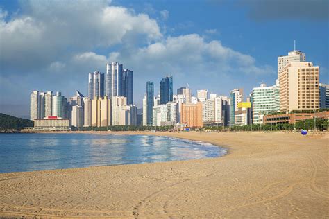 Busan haeundae beach Photograph by Anek Suwannaphoom - Fine Art America