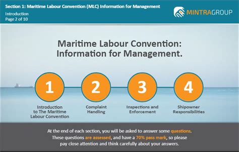 Maritime Labour Convention: Information for Management Training Course