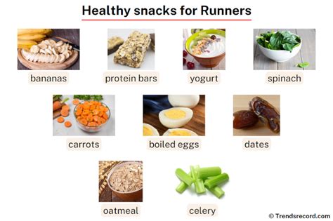 Healthy snacks for runners - Trends Record