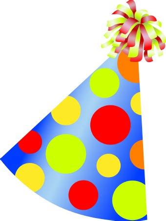 Birthday party hat clipart jpg – Clipartix