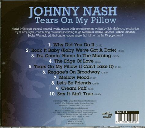 Johnny Nash CD: Tears On My Pillow (CD) - Bear Family Records