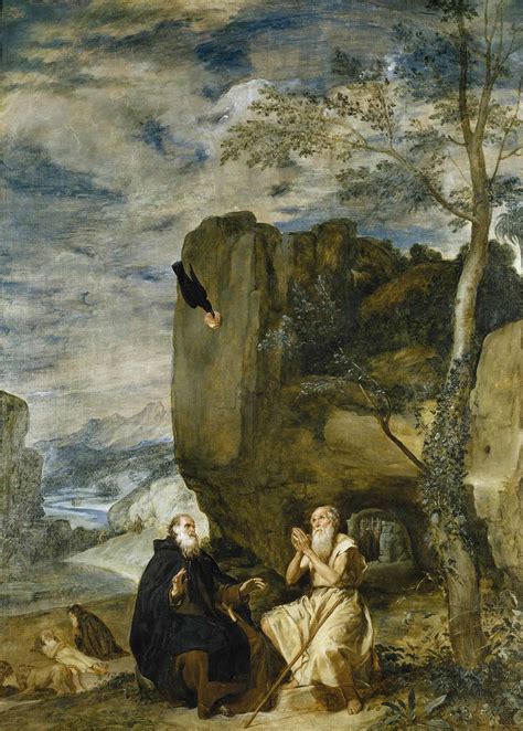 San Antonio Abad y san Pablo ermitaño (Velázquez) - Wikipedia, la enciclopedia libre