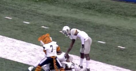 WATCH: Jackson State Tigers Mascot Penalized for Jumping Into Touchdown ...