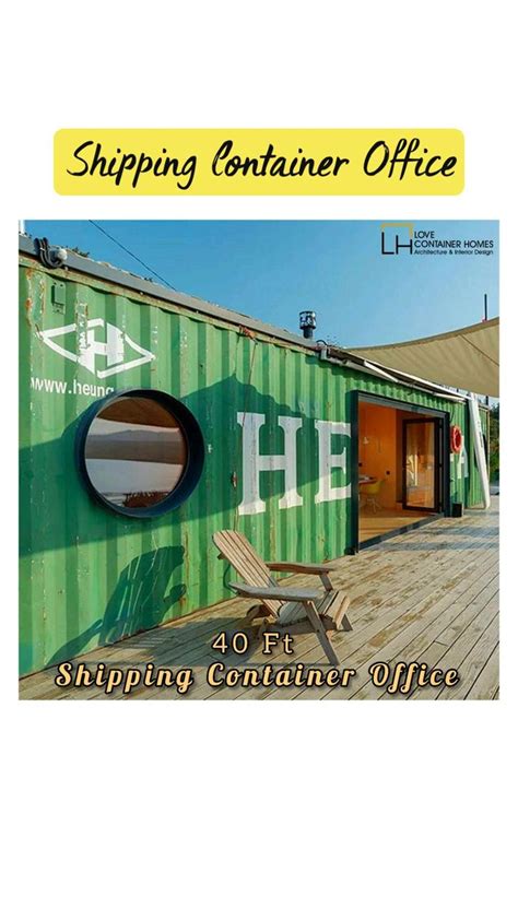 Shipping Container Office | Shipping container office, Shipping ...