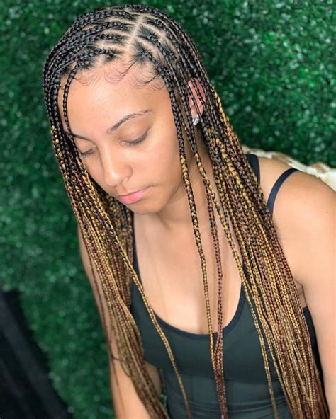 28+ knotless braids on thin hair - LinsiAmitoj