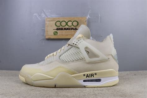 [QC] Jordan IV Off White from Coco : Repsneakers