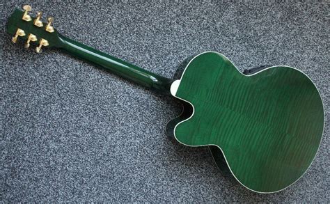 Gibson L4A beautiful rare Emerald Green flamed maple electro acoustic guitar USA Masterbuilt ...