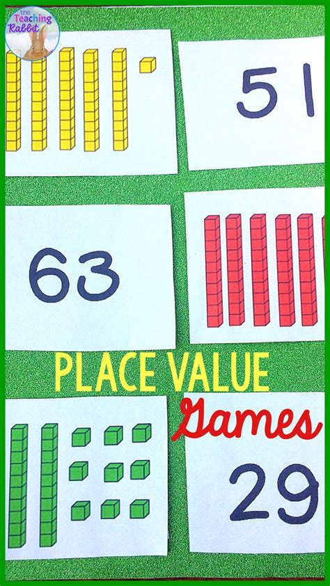 Place Value Games - Tens and Ones Math Center | Place values, Math activities elementary ...