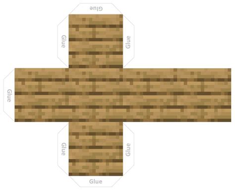 Papercraft Dark Oak Wood Planks Minecraft Printables Paper Crafts | Porn Sex Picture