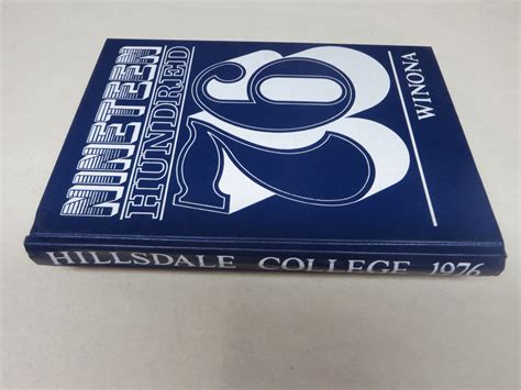 1976 HILLSDALE COLLEGE YEARBOOK, MI. MICHIGAN | eBay