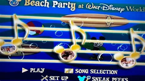 Disney Sing Along Songs Beach Party At Walt Disney World Dvd Menu | My XXX Hot Girl