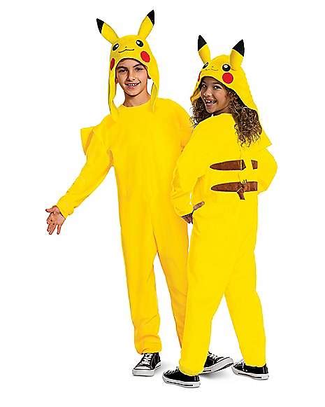 Rubie's Deluxe Pokemon Pikachu Halloween Fancy-Dress Costume For Child, Big Boys L ...