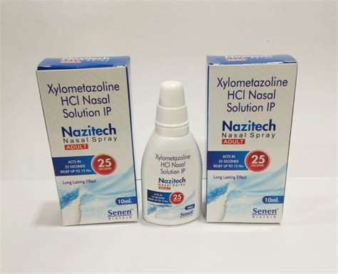 Xylometazoline HcL Nasal SPRAY, Packaging Type: Bottle, Packaging Size ...