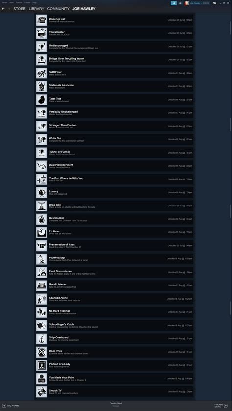 i got 100% achievements on portal 2 singleplayer : r/Portal