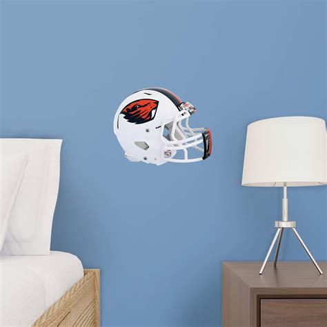 Small Oregon State Beavers White Teammate Helmet Decal | Shop Fathead® for Oregon State Beavers ...