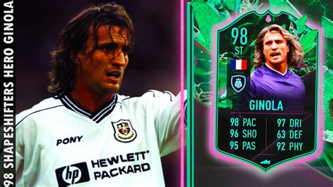 98 SHAPESHIFTERS HERO GINOLA PLAYER REVIEW - FIFA 22 ULTIMATE TEAM ...