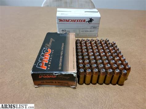 ARMSLIST - For Sale: .40 cal ammo hollowpoind and field range