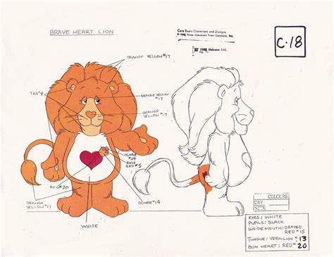 Brave Heart Lion Model Sheet by ThomasThePro360 on DeviantArt