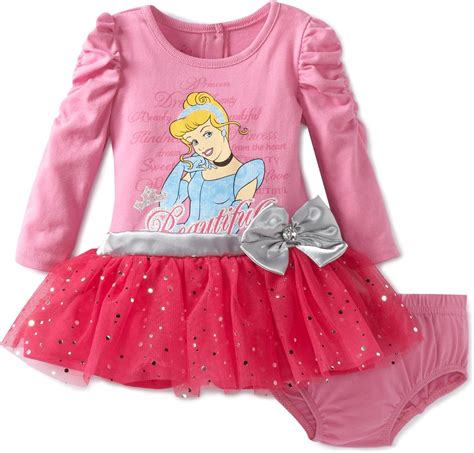 Amazon.com: Disney Baby Girls' 2 Piece Cinderella Dress Set, Pink, 12 Months: Infant And Toddler ...