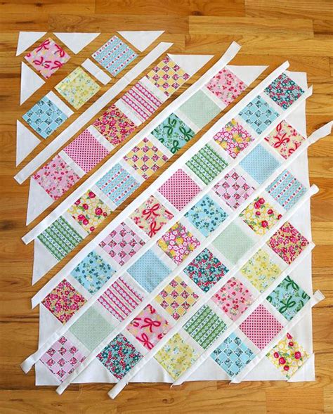 Free Baby Lattice quilt pattern layout | Diary of a Quilter - a quilt blog | Baby quilt ...