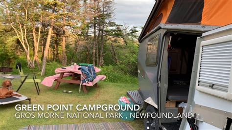 Camping at Green Point campground in Gros Morne National Park on the ...