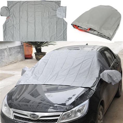 Magnetic Car Windscreen Cover Anti Snow Frost Ice Cotton Window Mirror ...