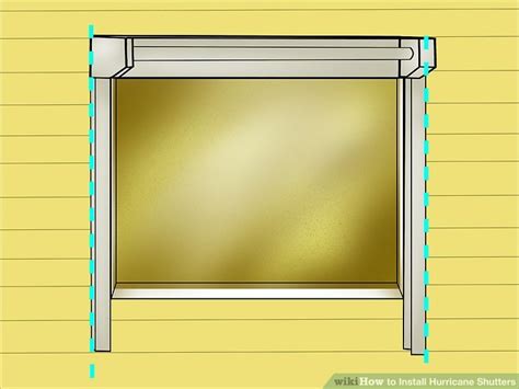 3 Ways to Install Hurricane Shutters - wikiHow