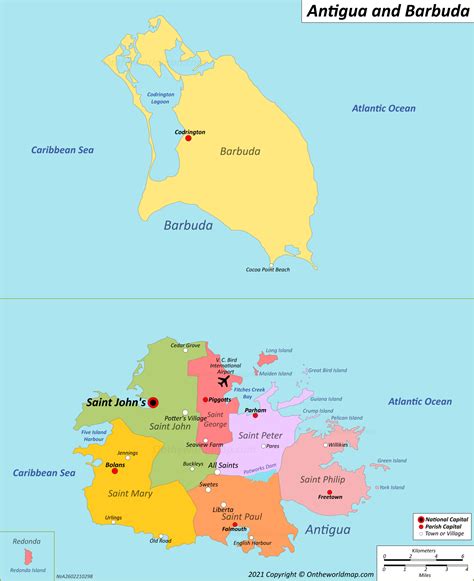 Antigua and Barbuda Map | Detailed Maps of Antigua and Barbuda