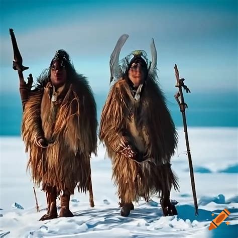 Image of indigenous people in antarctica on Craiyon