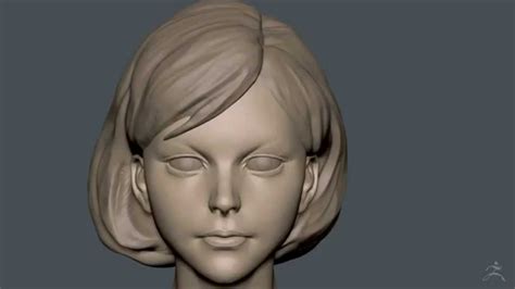 Zbrush Hair Sculpt 03 3D Model | eduaspirant.com