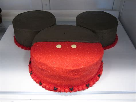 five: Mickey Mouse Cake