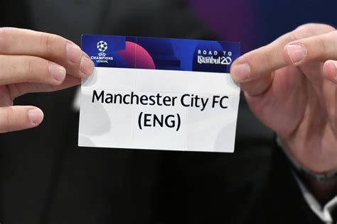 Manchester City Champions League group stage dates and kick-off times ...