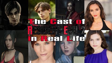 The Cast of Resident Evil 2 Remake (2019) in Real Life - YouTube