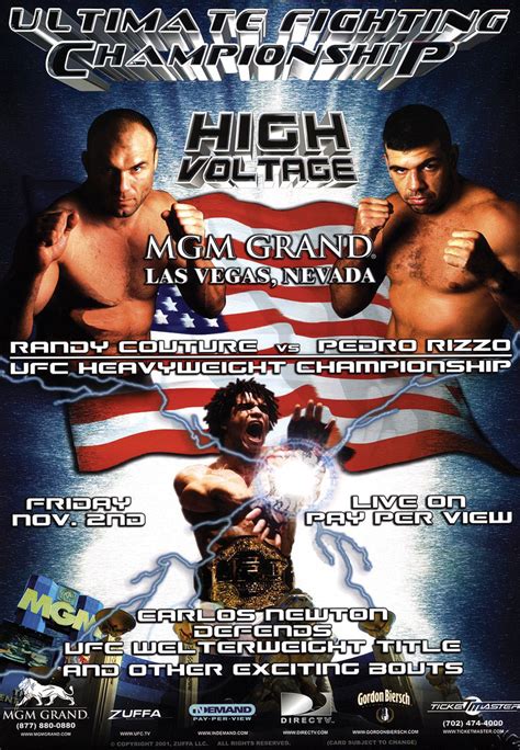 UFC 34 - Les posters et les affiches - UFC Fans