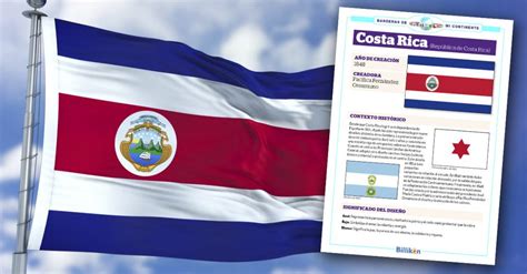 Bandera de Costa Rica: historia, origen y significado - Billiken