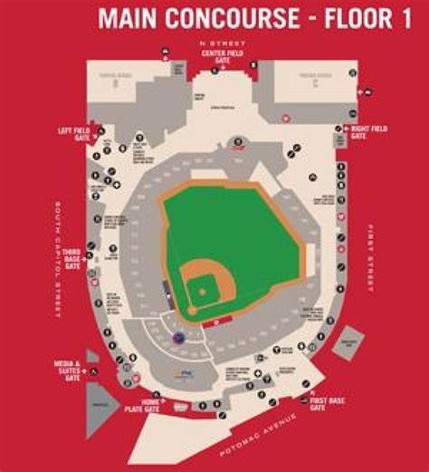 Nationals Stadium Parking Map