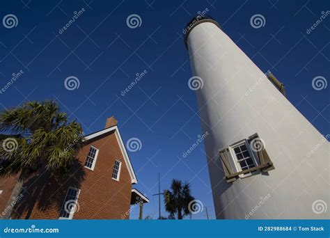 St. George Island Lighthouse in Florida Stock Photo - Image of navigation, america: 282988684