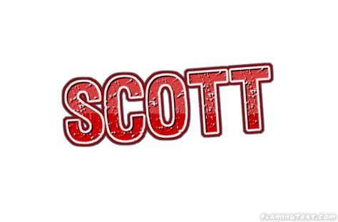 Scott Logo | Free Name Design Tool from Flaming Text