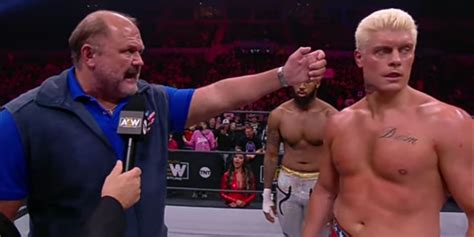 Arn Anderson discusses the 'Glock' comment, story with Cody Rhodes