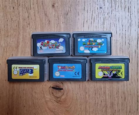 Super Mario Advance 5 Game Value Bundle Nintendo Game Boy Advance. GBA ...