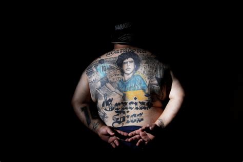 In Argentina, Maradona fans get tattoos to celebrate 'eternal love' for ...