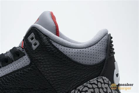 Jordan 3 Retro Black Cement - SNKRBURGER