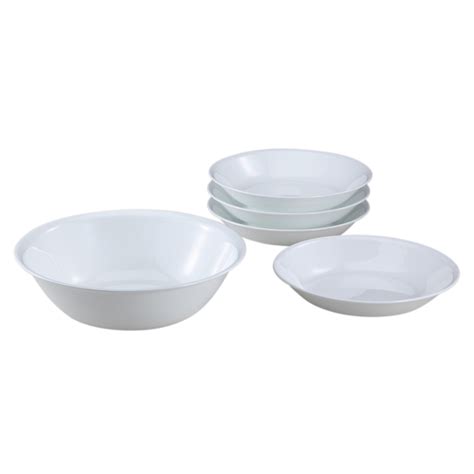 Pasta Bowl Set White 5 Piece Noodles Dinnerware Kitchen Tableware Serving Dishes 71160114562 | eBay